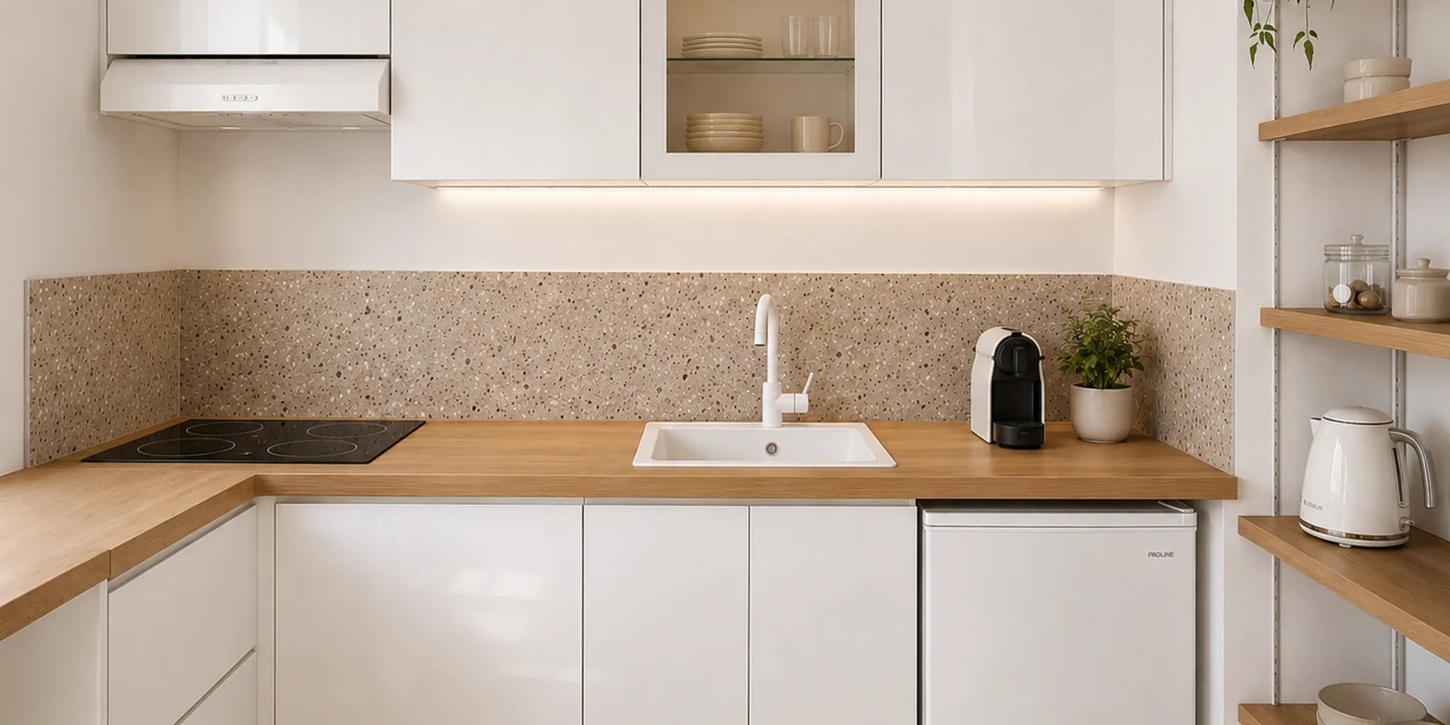 exemple aménagement cuisine équipée Appartement T2 de 40 m2 env. à proximité de la Place Jean-Jaurès à vendre sur Tours Centre | Vente 37