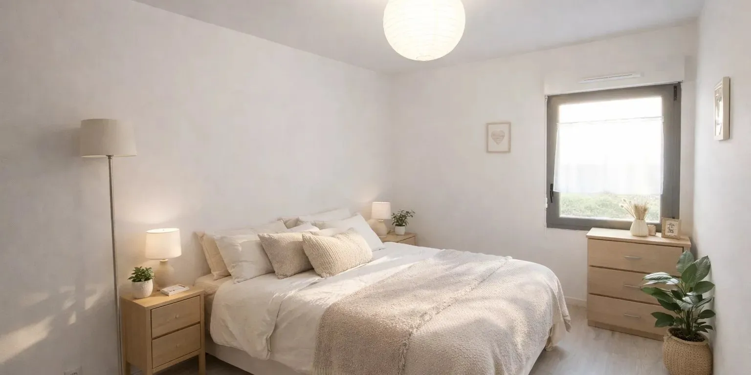 ambiance chambre 1 appartement Type 3 de 70 m2 à vendre sur Tours-Nord | Vente 37