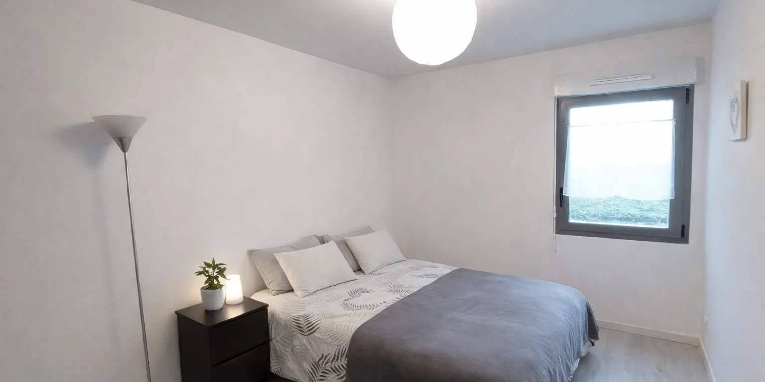 ambiance chambre 2 appartement Type 3 de 70 m2 à vendre sur Tours-Nord | Vente 37