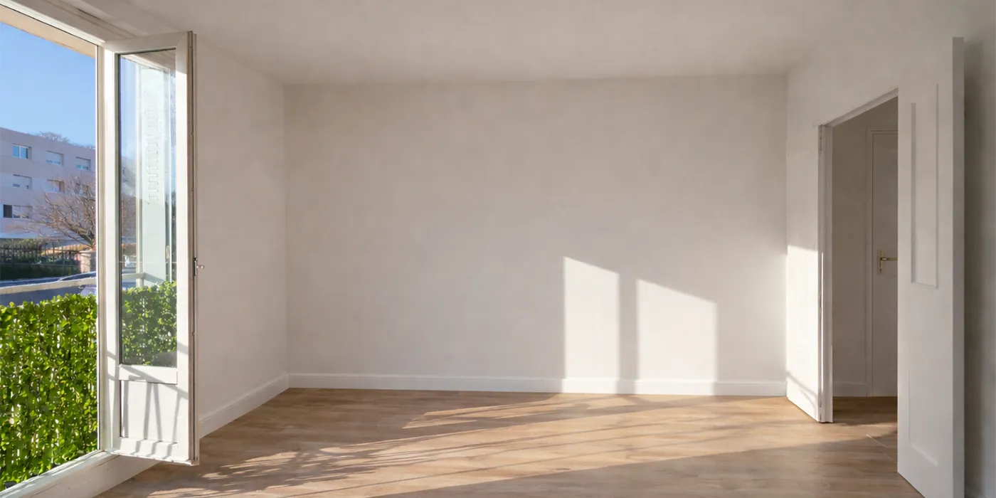 vue salon appartement Type 3 de 65 m2 proche IUT à vendre sur Tours-Nord | Vente 37