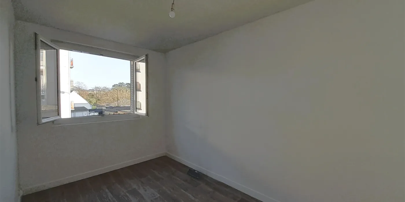 vue chambre 2 appartement Type 3 de 65 m2 proche IUT à vendre sur Tours-Nord | Vente 37