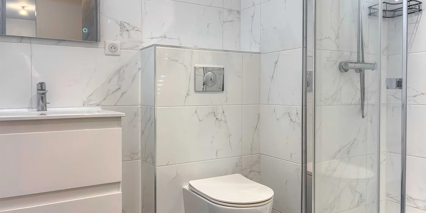 Salle de douche Appartement Type 2 de 40 m2 proche IUT à vendre sur Tours Nord Quartier St Symphorien | Vente 37