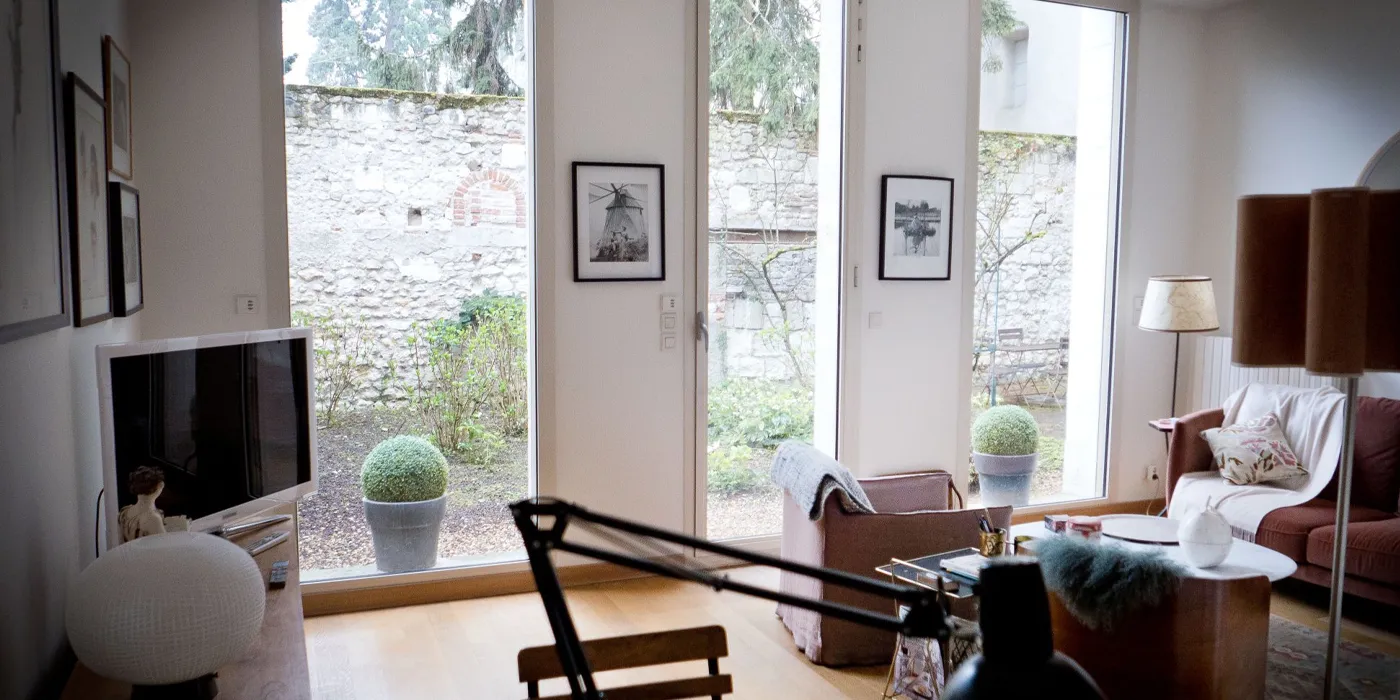 Vue pièce à vivre appartement Immeuble de 360 m2 avec 4 appartements dont 3 loués à vendre ou pour investir sur Tours Centre, Quartier Avenue de Grammont  | Vente 37