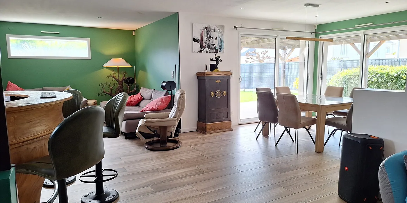 pièce à vivre Maison moderne et spacieuse Type 6 de 180 m2 à vendre sur Joué-lès-Tours DPE A | Vente 37