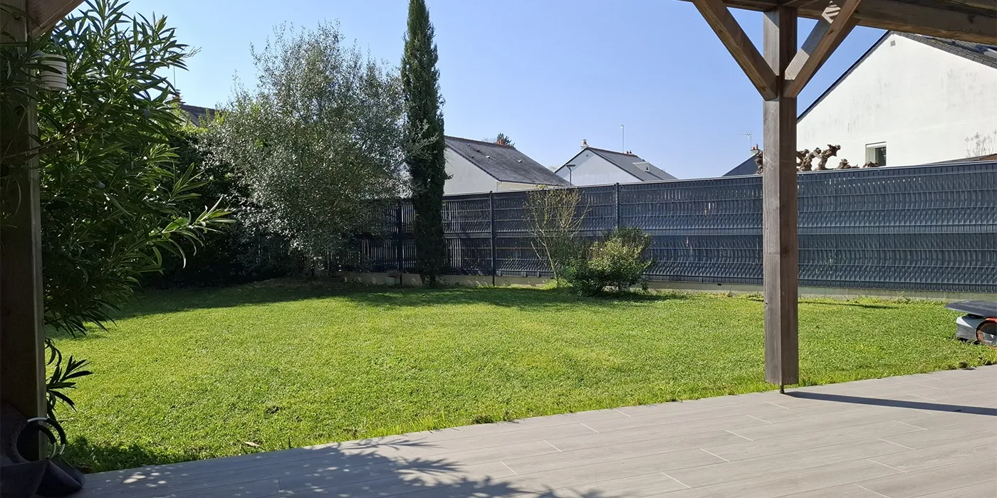 jardin et terrasse Maison moderne et spacieuse Type 6 de 180 m2 à vendre sur Joué-lès-Tours DPE A | Vente 37