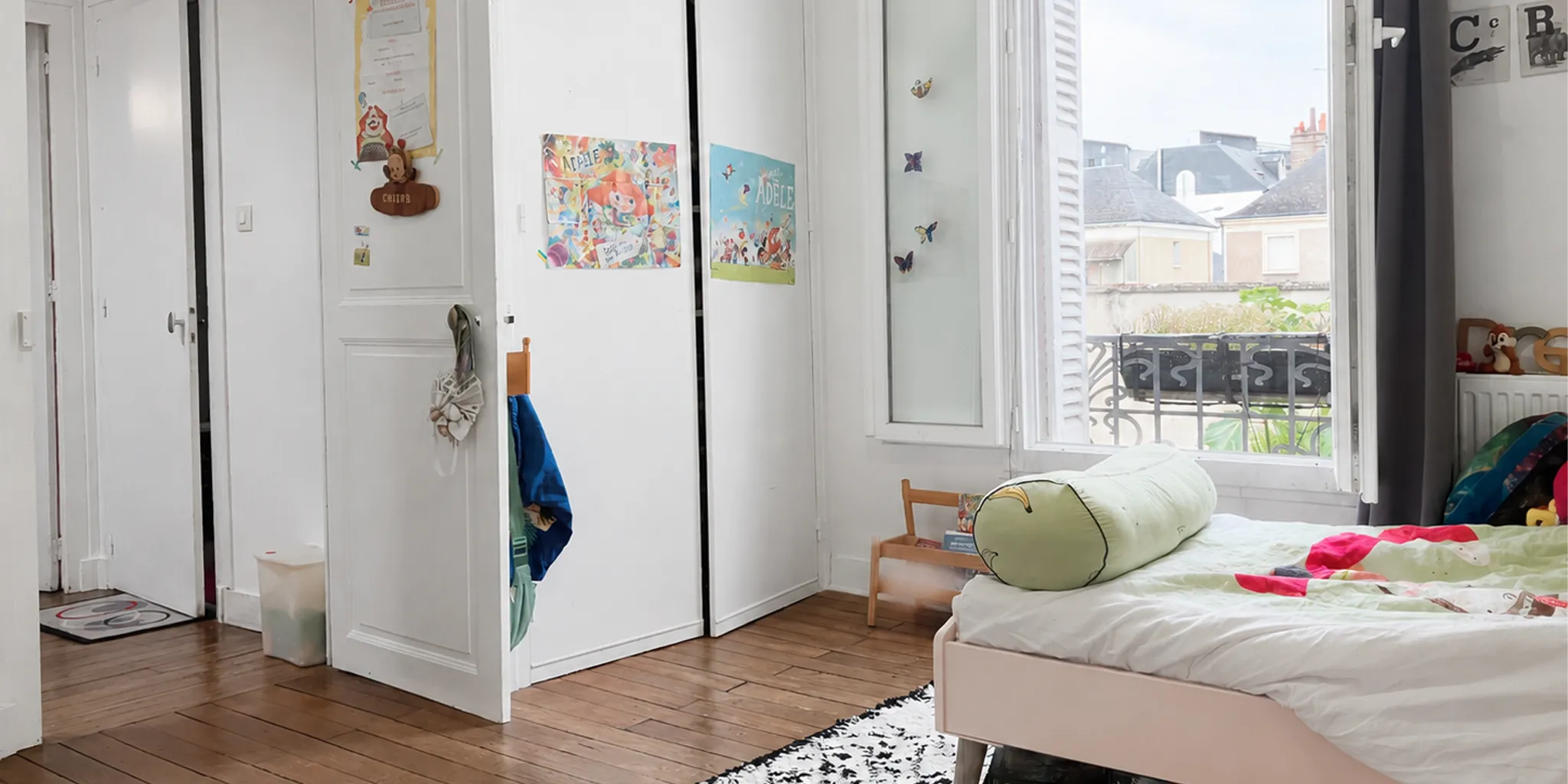 Vue chambre 1 Maison de ville de 90 m2 au calme dans chemin privé à vendre dans Quartier Grammont sur Tours Centre | Vente 37