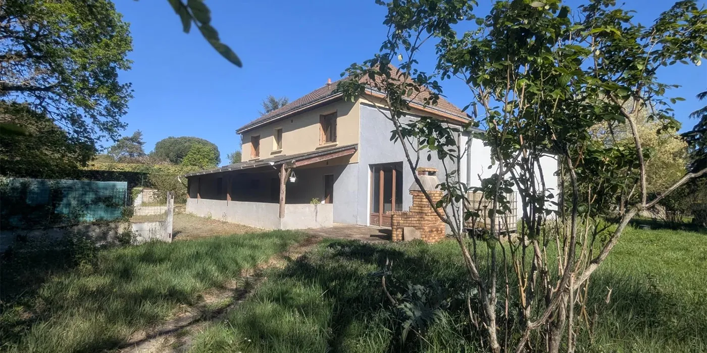  vue arrière facade maison F5 de 80 m2 sur sous-sol  à vendre sur Chambray-lès-Tours | Vente 37