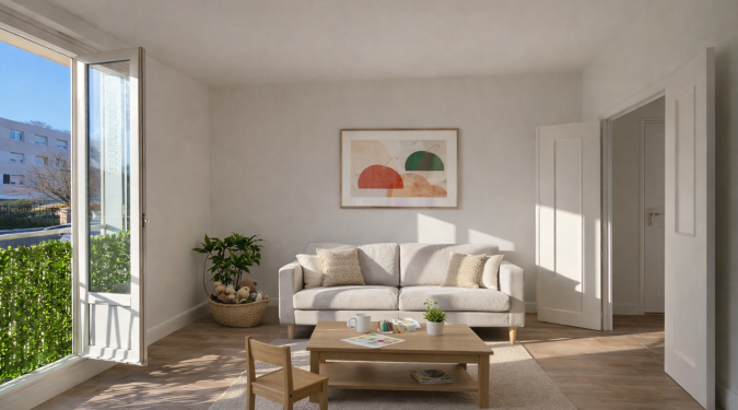 vue séjour T3 TOURS  proche IUT pour investir sur Tours-Nord sur Saint-Symphorien | Vente 37.fr • Bien proposé par GAUTARD Immobilier