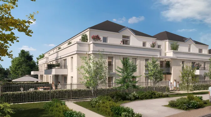 Photo facade immeuble appartement Type 2 de 40 m2 pour investir sur Saint-Cyr-sur-Loire | Vente 37.fr • Bien proposé par GAUTARD Immobilier'