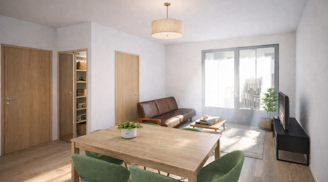 Photo pièce principale appartement Type 2 de 45 m2 pour investir sur Tours Centre | Vente 37.fr • Bien proposé par GAUTARD Immobilier'