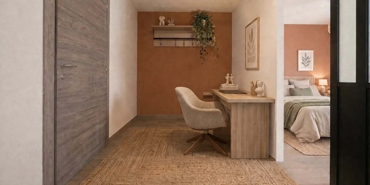 coin bureau et chambre Appartement Type 2 de 40 m2 proche IUT à vendre sur Tours Nord Quartier St Symphorien | Vente 37