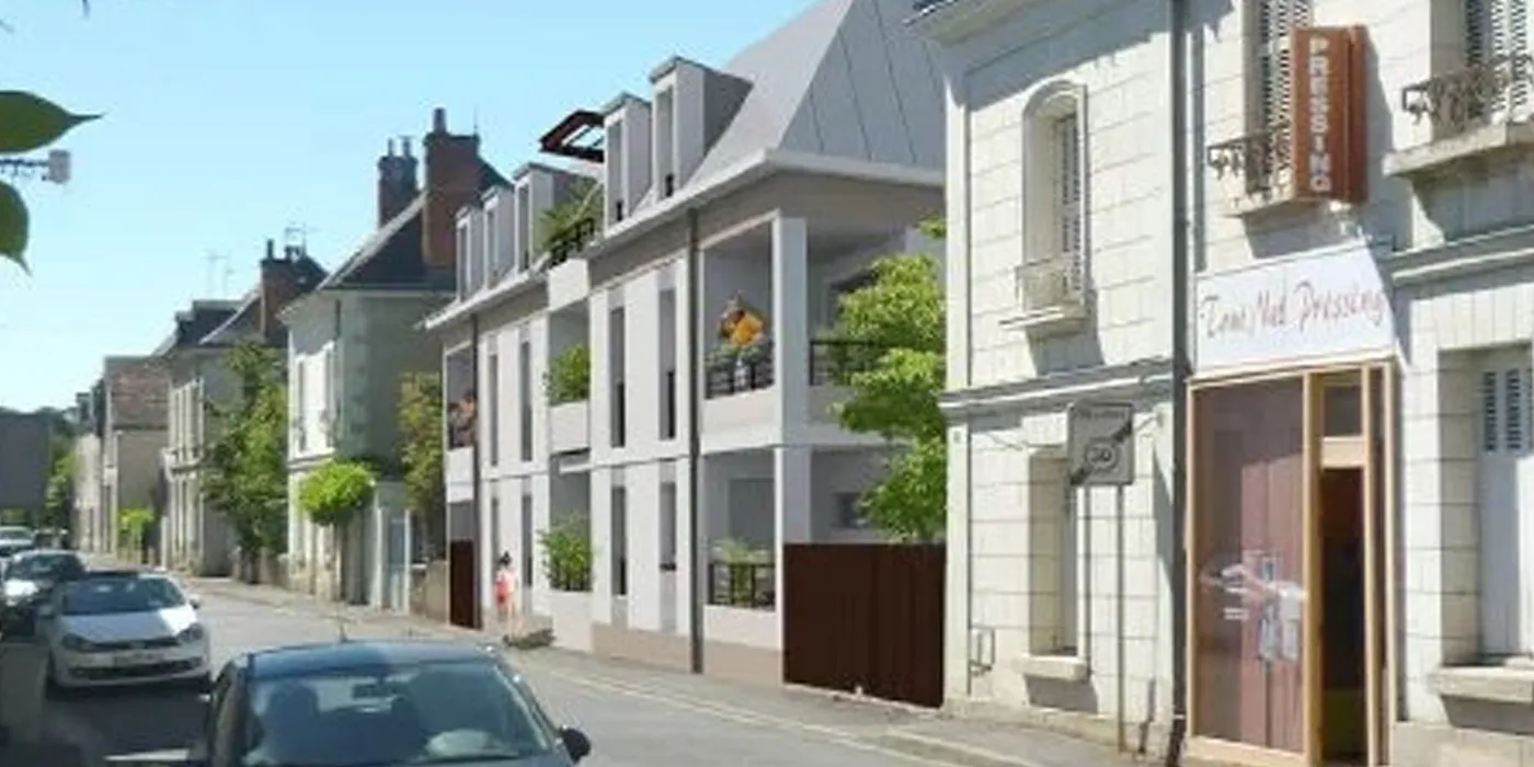 Vue avenue grammont immeuble appartement T4 à vendre sur Saint-Avertin Centre, avec parking et garage | Vente 37