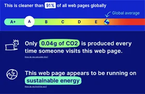 image test emission carbone par le web site carbon pour le site web écoresponsable VENTE 37.fr